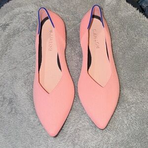 Rothy's Pink Pointed-Toe Flats